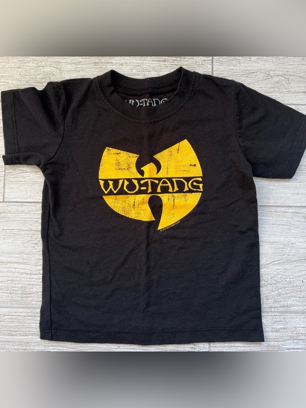 Wu-Tang Kids Black Short Sleeve Tee 3T